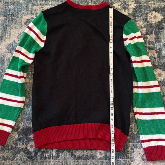 Ugly Christmas Sweater Elf Sweater. Urban Heritage Happy Holidays Size L - Picture 5 of 7